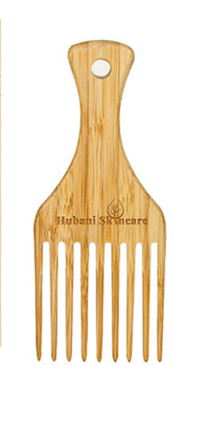 Bamboo Wide Tooth Afro Pick Hair/Beard Comb