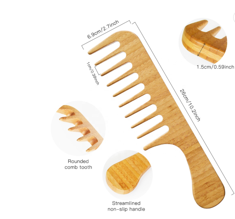 Eco-Friendly Natural Bamboo Comb